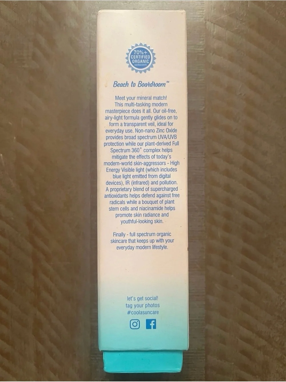 COOLA Mineral Sun Silk Crème SPF 30 - New